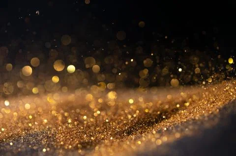 Bokeh Abstract Background with Glitter Lights. Blurred Soft vintage colored.. Stock Photos