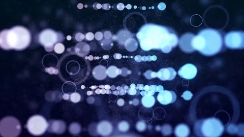 Bokeh abstract lights particle Stock Footage 89990482