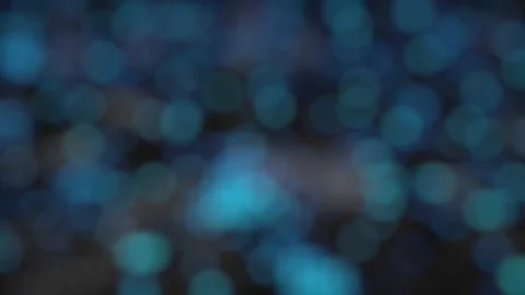 Bokeh abstract particles blue moving loop Stock Footage 223503855