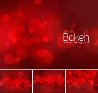Bokeh and blur vector abstract background Stock Illustration