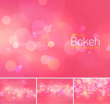 Bokeh and blur vector abstract background Stock-Illustration