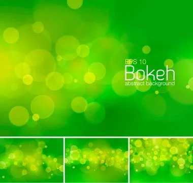 Bokeh and blur vector abstract background Stock Illustration