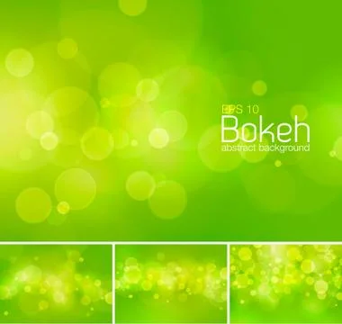 Bokeh and blur vector abstract background Stock Illustration
