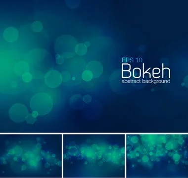 Bokeh and blur vector abstract background Stock Illustration
