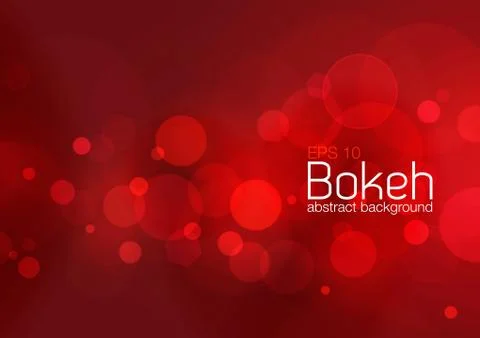 Bokeh and blur vector abstract background Stock Illustration