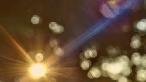 Bokeh and Flare 01 Stock Footage 126876696
