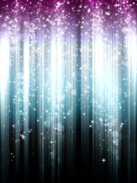 Bokeh and Sparkles Stock Illustration
