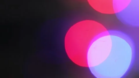 Bokeh animation effect. Festive illumination. Abstract blur multicolored light Stock Footage 144901767