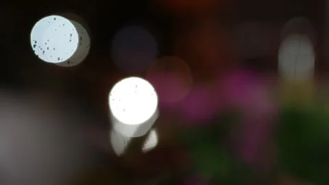 Bokeh animation effect. Festive illumination. Abstract blur multicolored light  Stock Footage 144902445