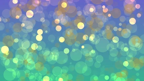 Bokeh Background Blue Bubble Moving on Screen Stock Footage 185910294