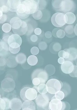 Bokeh background Blue light Postcard background lettering Stock Illustration