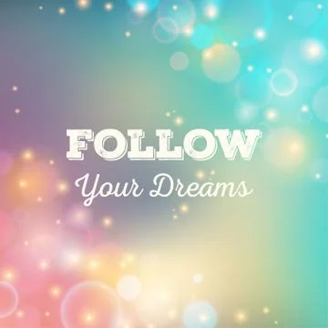 Bokeh background. Blurred vector effect. Poster design Stock Illustration