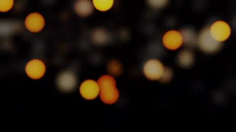 Bokeh background circles lens lights black screen overlay video effect 4k Stockbeeldmateriaal 289911045