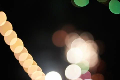 Bokeh background with different colors Stock Photos