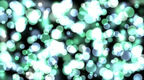 Bokeh Background Green Dots Stock Footage 11018922