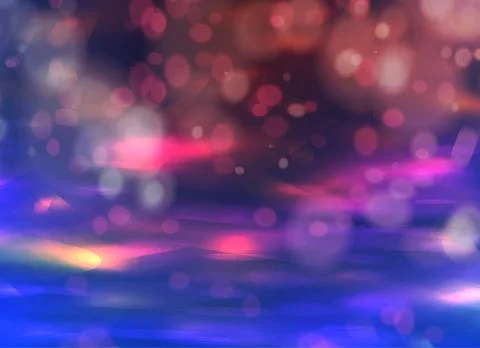 Bokeh Background Light Effect For Your Design Illustrazione stock