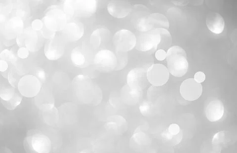 Bokeh Background Light Glow White Blur Party Celebrate Texture Abstract Stock Illustration