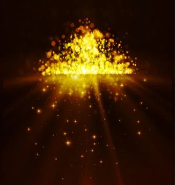 Bokeh background. Mirror abstract background Stock Illustration