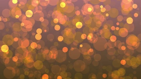Bokeh Background Orange Bubble Moving on Screen Stock Footage 185913659