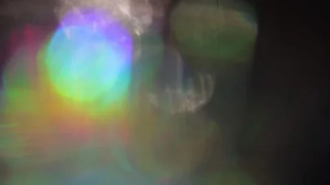 Bokeh Background Overlay Rainbow Crystal Bokeh Particles Background Video 스톡 동영상 317478885
