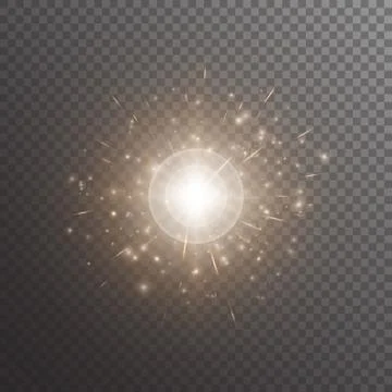 Bokeh background with shine light Stock Illustration