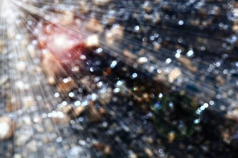 Bokeh background. Space background.Abstract defocus glitter blur background. 写真素材