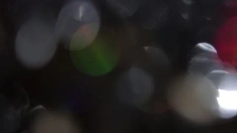 Bokeh background texture video with colorful glowing light bubbles 動画素材 318367034