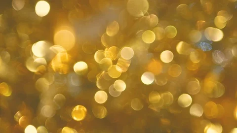 Bokeh background video of blinking golden lights Stock Footage 103493701