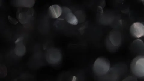 Bokeh background video with silver lights all over Stock Footage 318368258