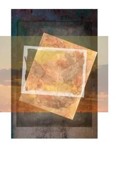 Bokeh Backgrounds White Frame White Background. Stock Illustration