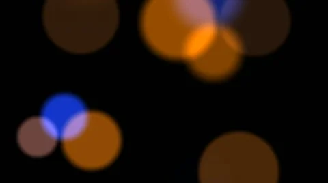 Bokeh Black Background Stock Footage 49036807