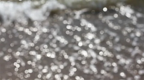 Bokeh Black Sea Stock Footage 50855219