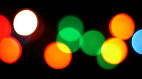 Bokeh blink Stock Footage 35551307