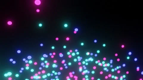 Bokeh  blue 1 Stock Footage 219359801