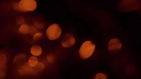 Bokeh blue background animation with a sparkling effect Gold Glitter Particl Stock Footage 314654451
