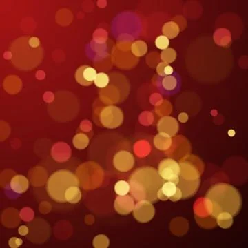 Bokeh blur abstract background with lights. New Year and Christmas holiday ba Stock Illustration