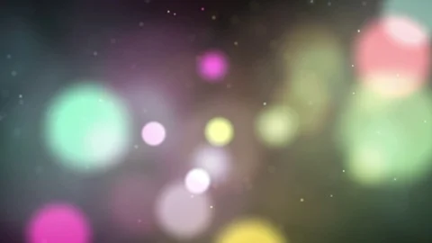 Bokeh blur colors particles Stock Footage 89990485