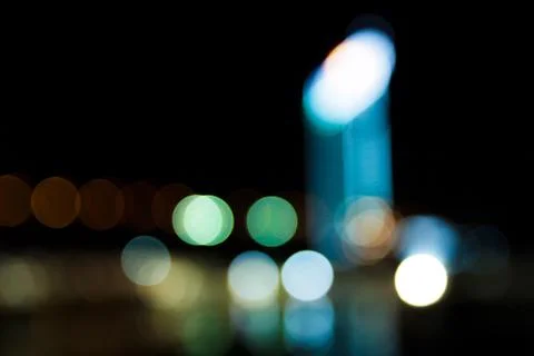 Bokeh with blurred background. Stock Photos