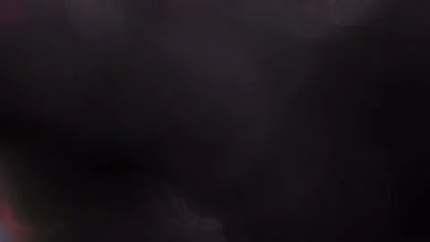 Bokeh with blurred colored light on the left in the dark Stockbeeldmateriaal 318675526