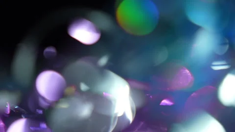 Bokeh, bright, bright, full screen Vídeo Stock 320205788