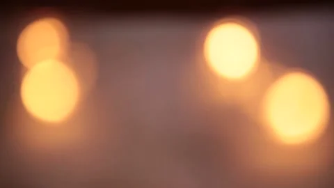Bokeh Candles Stock Footage 233185354
