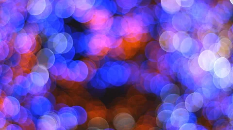 Bokeh of a Christmas tree - abstract background Stock Footage 45838581