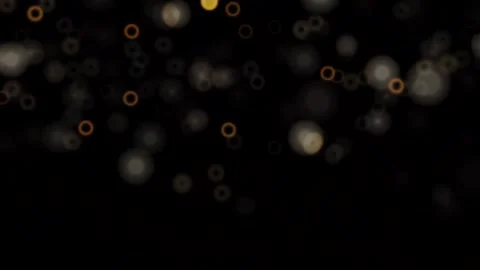 Bokeh Circle Light Lens Flare Animated Blink Overlay Effect 4k Black Stock Footage 289912473