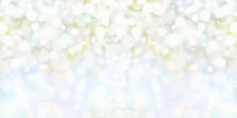 Bokeh circle lights light yellow golden banner background. Stock-Illustration