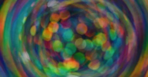 Bokeh circles blurred lights rays flickers flare Fotos de archivo