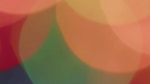 Bokeh circles from defocussed string lights 4K video Stock Footage 195530574