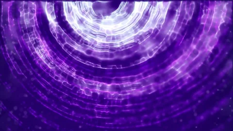 Bokeh circles lilac waves Stock Footage 89990494