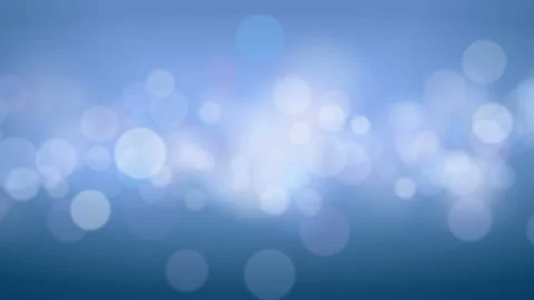 Bokeh Circles Moving in Seamless Background Animation. Looped Blue Blurred Stock Footage 95692773