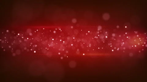 Bokeh circles on red striped background loopable Stock Footage 48350963
