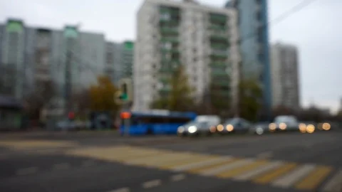 Bokeh city background 15 Stock Footage 97639475